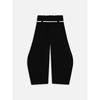 Women's High Waisted Street Style Wide Leg Sweatpants Thick Braided Drawstring Loose Baggy Floor Length Casual Fashion Trousers