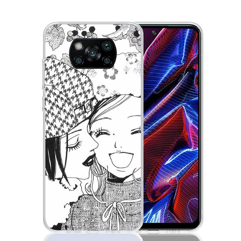 NaNa Osaki Anime Case Phone Cover for Xiaomi Redmi Note 10 9 9S 8 8T 7 5 Pro Mi 12T 11T 10T 9T 12 11 Lite A3 A2 Trend Fundas Mi