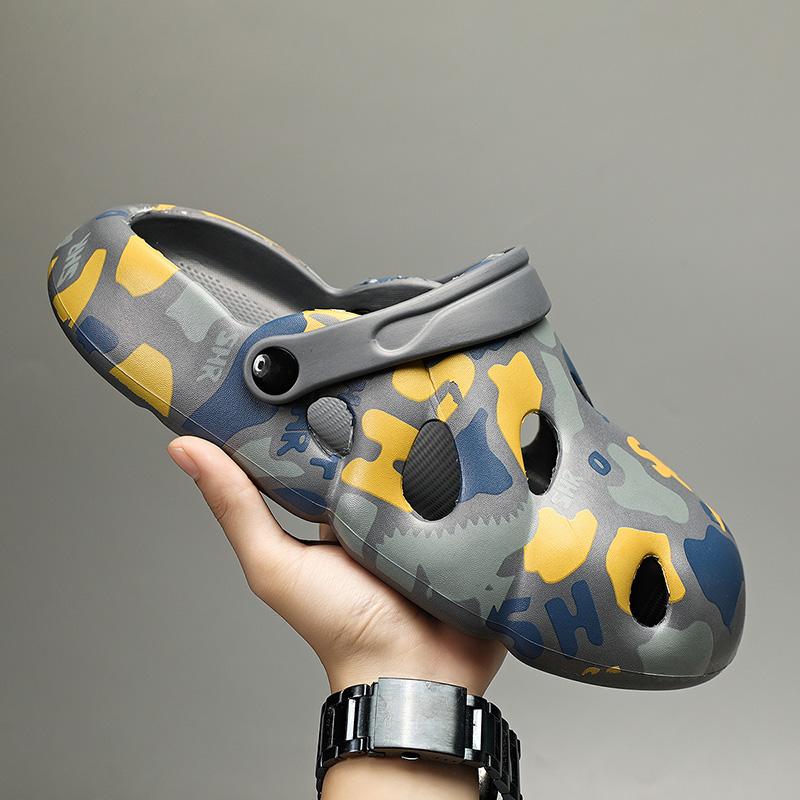 Fashion Men's New Summer Thick Soled Family Slippers Indoor Non-slip Flip-flops Leisure Comfortable Beach Shoes Sandals2024