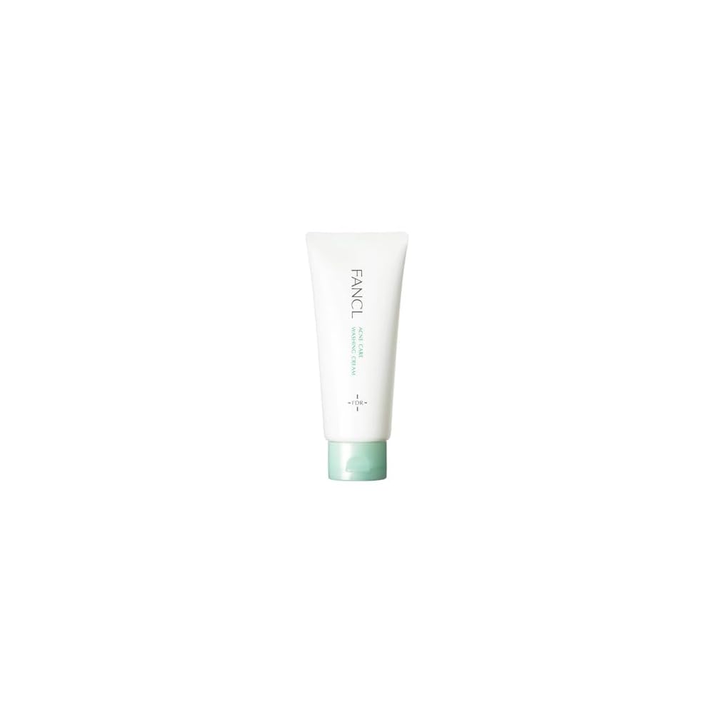 FANCL Acne Care Facial Cleansing Cream (Quasi-drug) 1 Bottle (90g, Approximately 60 Uses) Facial