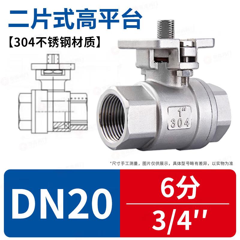 

Stainless Steel Two-Piece Threaded Ball Valve
