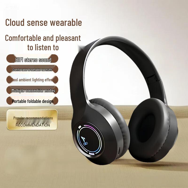 M3 Wireless Bluetooth Noise-Canceling Headset with Breathable Earcups & Ultra-Long Battery Life
