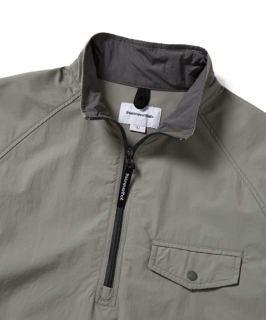 Thisisneverthat Half Zip Sports Pullover Gray