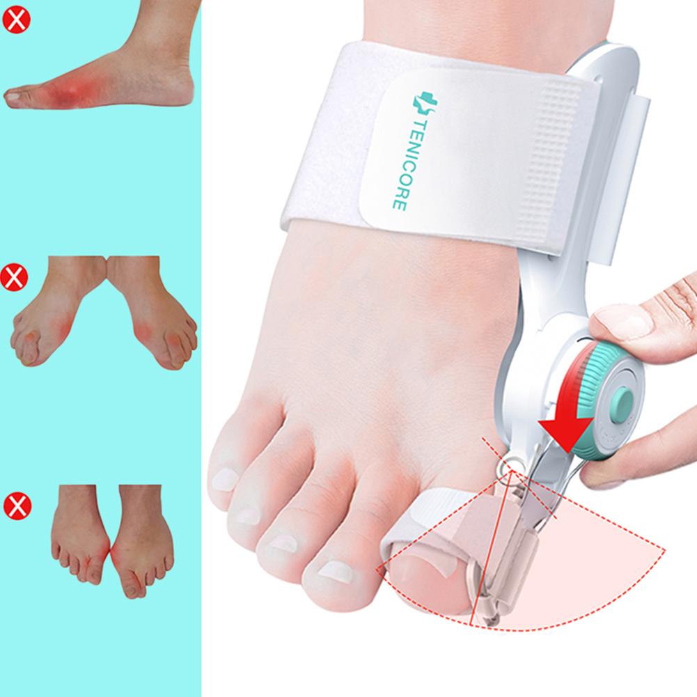 Unisex Foot Hallux Valgus Braces Relieve Pain with Knob Thumb Bursitis Splint Rotatable Adjustable Daily Wear for Foot Supplies