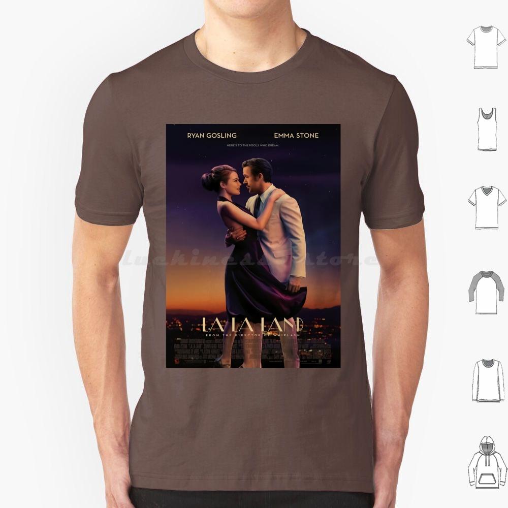 La La Land Movie T Shirt 6xl Cotton Cool Tee Movie Drama Love Romance La La Land Stone Ryan Gosling Film Musical La Movies S