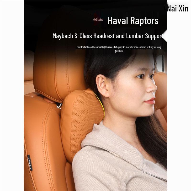 This Multi-functional Car Pillow and Lumbar Support Blanket Fits 2023-2024 Haval H6 Models, Offering Versatile Comfort for Car Use.