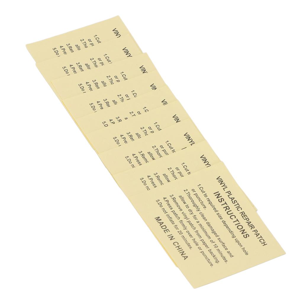 100pcs Self Adhesive Repair Patch Water Resistant PVC Transparent Patch for Air Mattress Swimming Ring Inflatable Toy