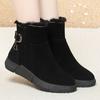 Popular Snow Boots Women's 2025 Winter New Velvet Thickened Warm Short Boots Non-slip Cotton Shoes Northeast Thick-soled Cotton Boots