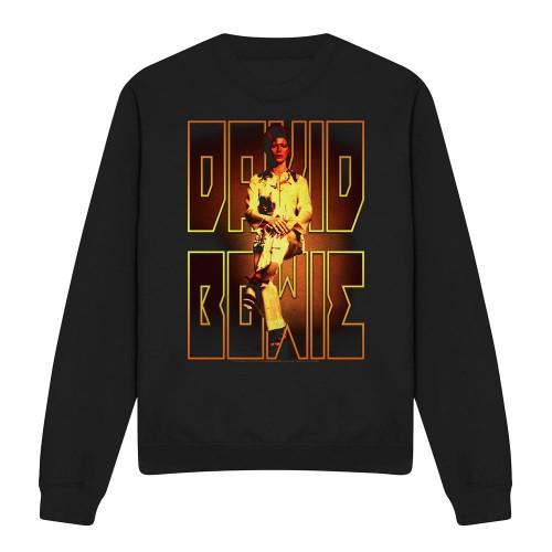 David Bowie Unisex Adult Perched Sweatshirt