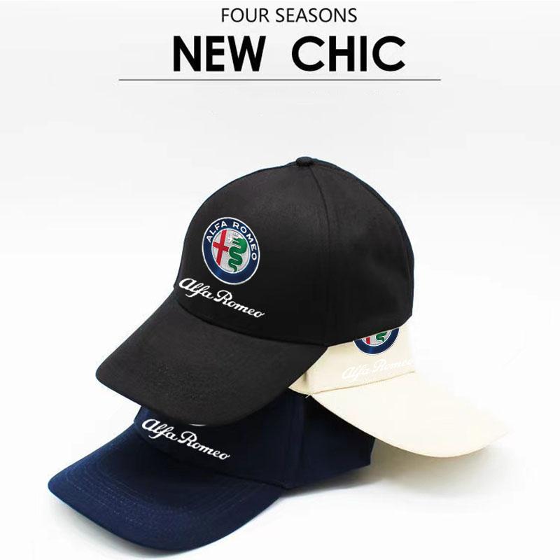 Car logo Dad Hat Vintage cotton baseball cap Unisex Sports Cap For Alfa Romeo giulia stelvio giulietta 159 147 156 Accessories