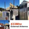 433Mhz External Antenna Extendable Remote Control Distance up to 150 Meters Garage Door Gate Aerial Signal Booster SMA-Male GSM GPRS Omni Antenna De