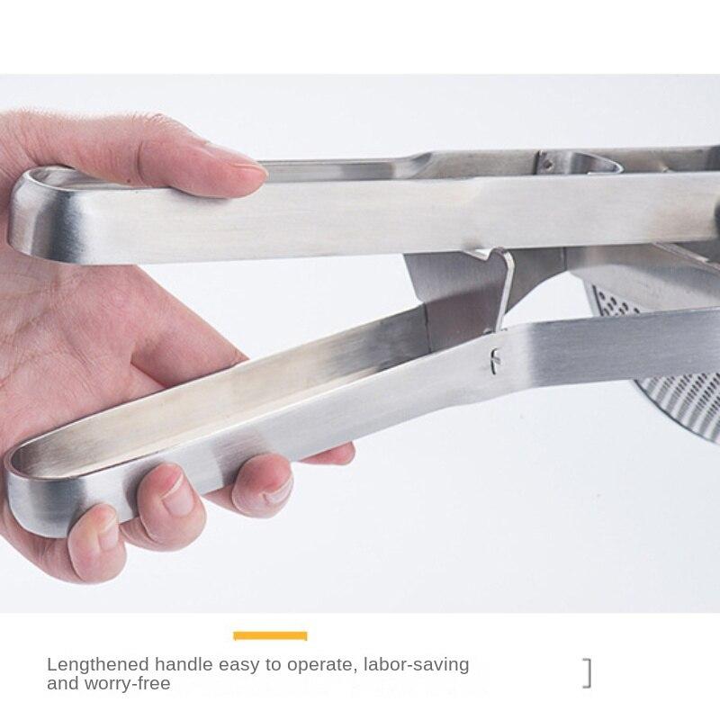 Nerezový lis na brambory, šťouchadlo na brambory, šťouchadlo na brambory, odšťavňovač na ovoce a citron, ždímač na plnění zeleniny