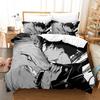 Three-Piece 3D Digital Printing Quilt Cover Pillowcase Bedding