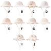 Children's Cotton Basin Hat Ins New Sun-proof Breathable Baby Fisherman Hat Solid Color Comfortable Baby Sun Hat