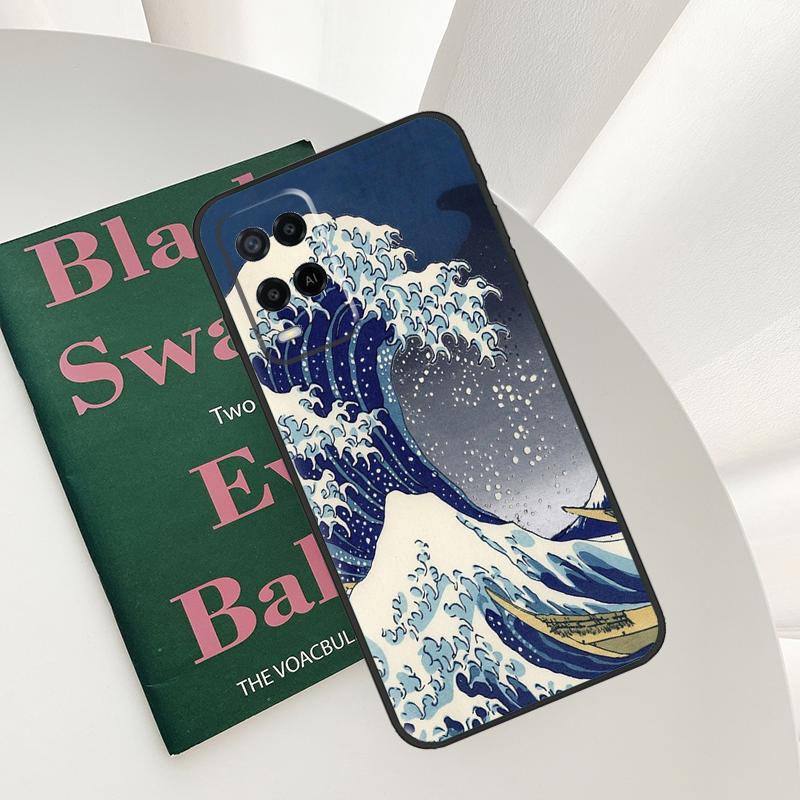 Great Wave Off Kanagawa Japan For OPPO A98 A78 A18 A38 A58 A5 A6 Pro A15 A17 A57 A16 A76 A96 A54 A74 A94 A40 A60 A80 Case