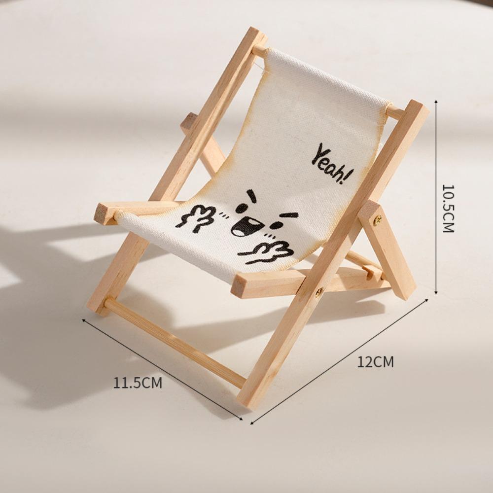 Beach Chair Shape Beach Chair Mobile Phone Bracket Cellphone Stand Holder Dormitory/Travel