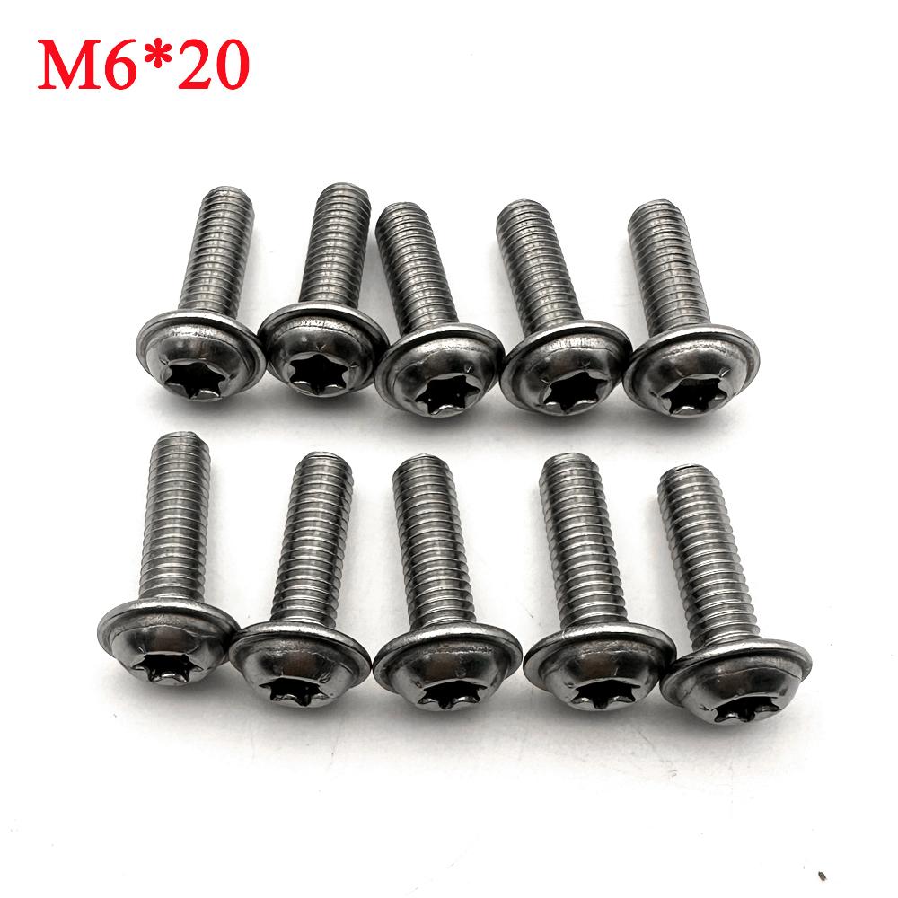 For BMW R1200GS R1200RT R1100GS S1000RR F650GS K1600GT F800GS R1100RS/RT R1150RT HP2 Motorcycle Shell Stainless Steel Screws
