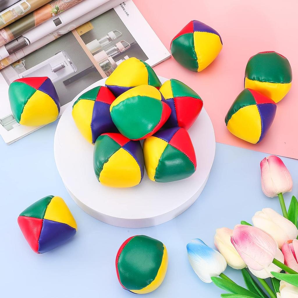 6 Pcs Juggling Balls For Beginners Plush Juggle Sphere Kit Easy-To-Handle Small Juggling Balls Perfect For Fun And Stress Ease