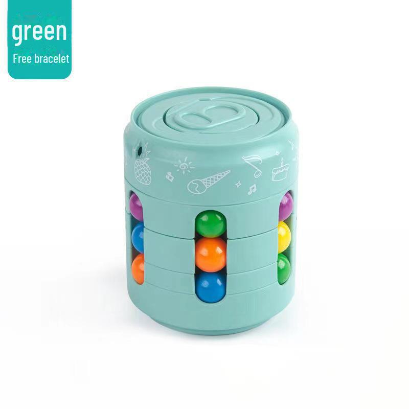 

Детский развивающий вращающийся шар «Волшебные бобы»: Игрушка для снятия стресса в форме кубика Рубика в форме младенца