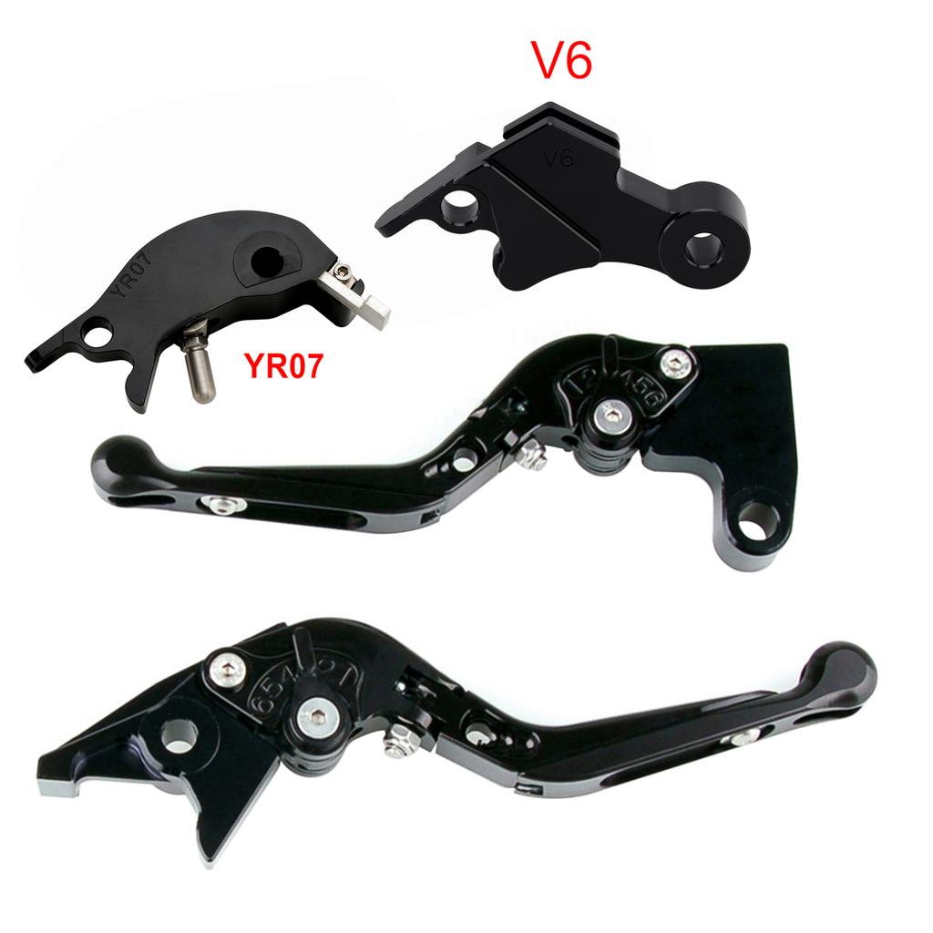 Adjustable Clutch Brake Lever fit for YAMAHA XSR900 XSR900GP MT-09 24-25 Black