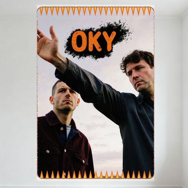 

OKY Men Outdoor Light Cloudy Sky Metal Tin Sign Retro Art Poster for Home Bar Man Cave Cafe Decor Promotional Art Plaque 20x30cm（7.8x11.8inch）
