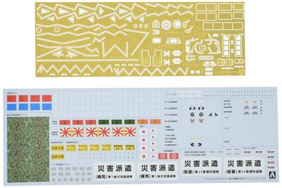 Aoshima Bunka Kyozai Súprava vojenského modelu Séria Japonské pozemné sily Súprava dielov Plastové modelárske diely 1/72 Sebaobrana Všeobecné Vylepšenie detailov