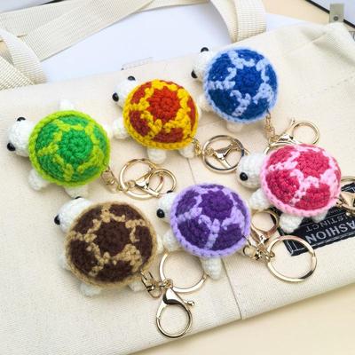 Handmade Woven Turtle Keychain Ornament Gift