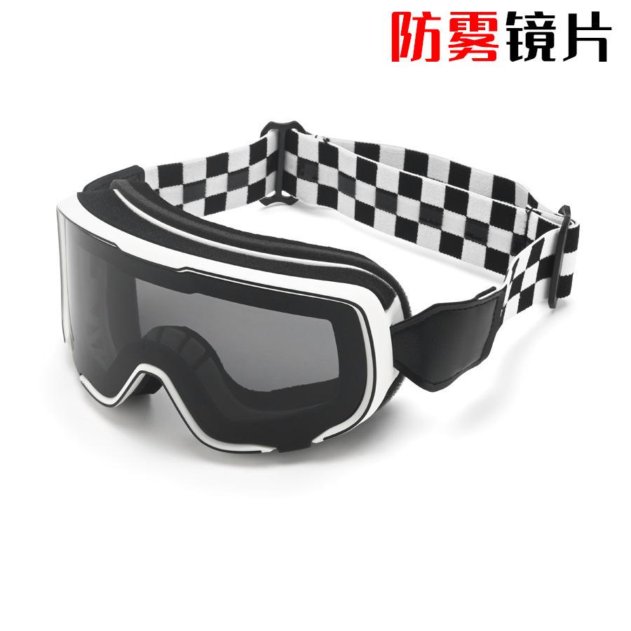 Anti-fog glasses for skiing and outdoor sports, 100% cycling goggles, wind and sand protection, motorcycle Harley helmet goggles
