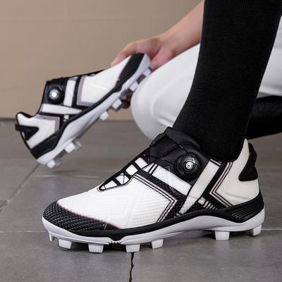 Herren Baseballschuhe, Professionelle Softball Sportschuhe, Rutschfeste Outdoor-Nockenschuhe, Baseball Trainingsschuhe Größen 38-45