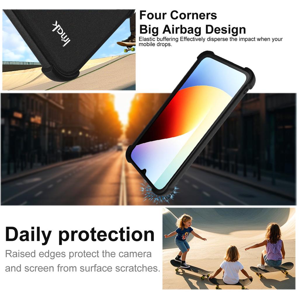 Redmi 15A 5G Phone Case IMAK Shock-resistant Soft Case