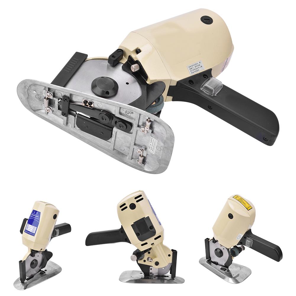 Elektrické nůžky YJ-100A Ruční řezací stroj s kulatým nožem, šicí příslušenství