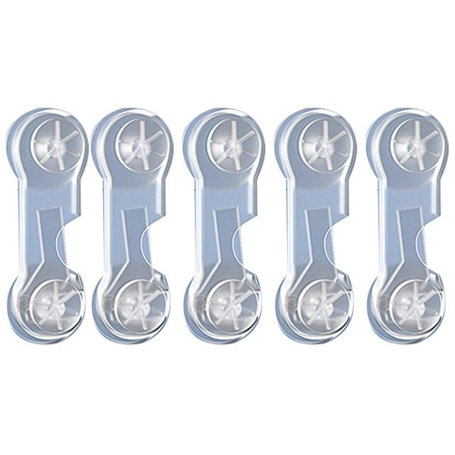 5pcs Child Safety Plastic Cabinet Lock Baby Protection From Children Safe Locks for Refrigerators Security Drawer Latches