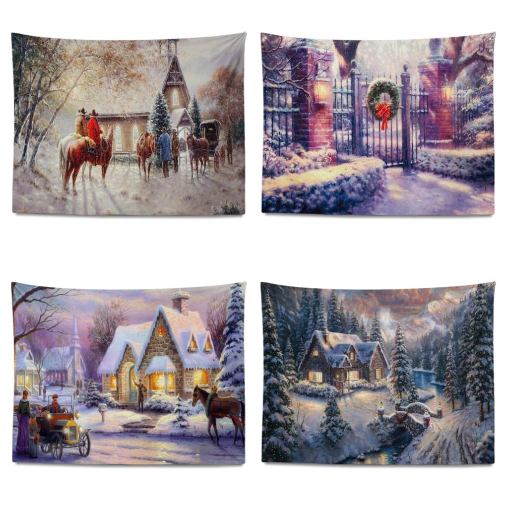 Christmas Tapestry Game Large Wall Hanging Decoration Room Decoration Bohemian Decoration Tapestry Wall Hanging