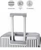 Universal Aluminum Frame Trolley Suitcase with Front Opening and Large Capacity for Women and Men