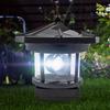 Lighthouse Shape LED Solar Light Smart Sensor Beacon Rotating Solar Lamp Landscape Garden Fence Yard Outdoor Decoration