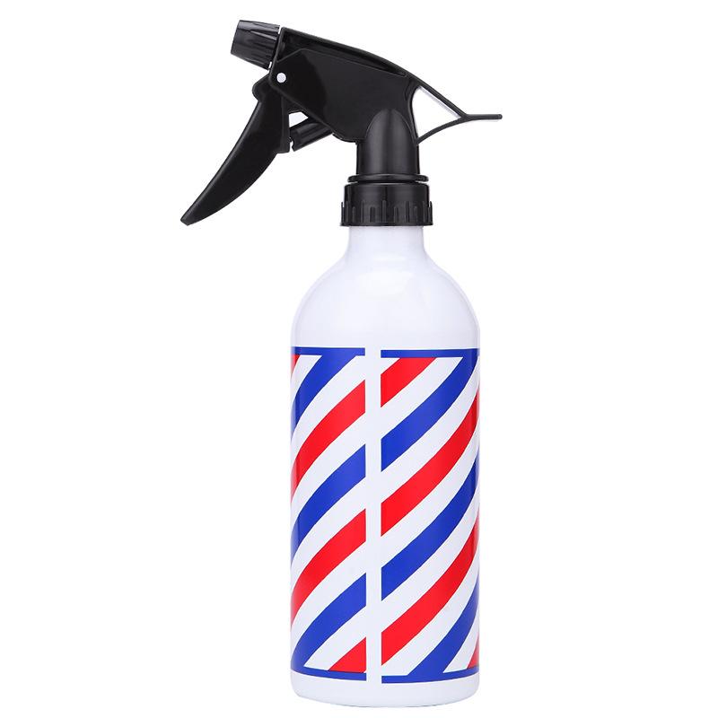 500ml Hairdressing Fine Mist Spray Empty Bottle PET Plastic High Pressure Retro Refillable Bottle Salon Hairdressing Makeup Tool