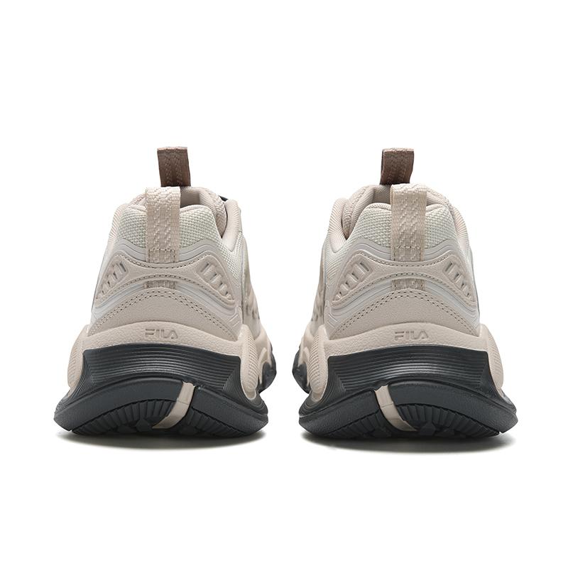 Fila TRUFFLE Cushioning Abrasion Resistant Lightweight Height Increasing Low Top Chunky Sneakers Women's Pink Gray F12W611104FPW