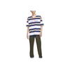Jordan Striped Logo Crewneck Short Sleeve T-Shirt SS22 Men Tops Blue White DV6668-100