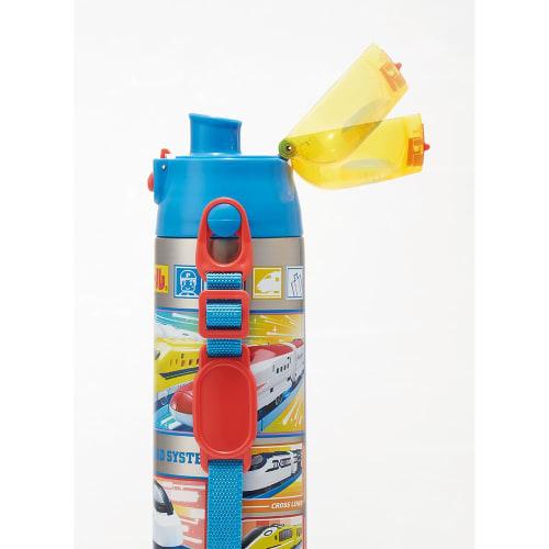 Skater Children's Stainless Steel Water Bottle Direct Drinking 580ml Plarail 24 Child-Friendly Lightweight Type Boys Cool Water Bottle Sports Bottle C