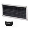 30W Solar Panel 30A Charger Voltage Controller Kit Polycrystalline Silicon for 12V Car RV Boat Marine Trailer