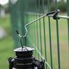 Camping Lantern Light Stand Hook Multifunctional Portable Stainless Steel S-Shaped Outdoor Tent Pole Lamp Holder Hook