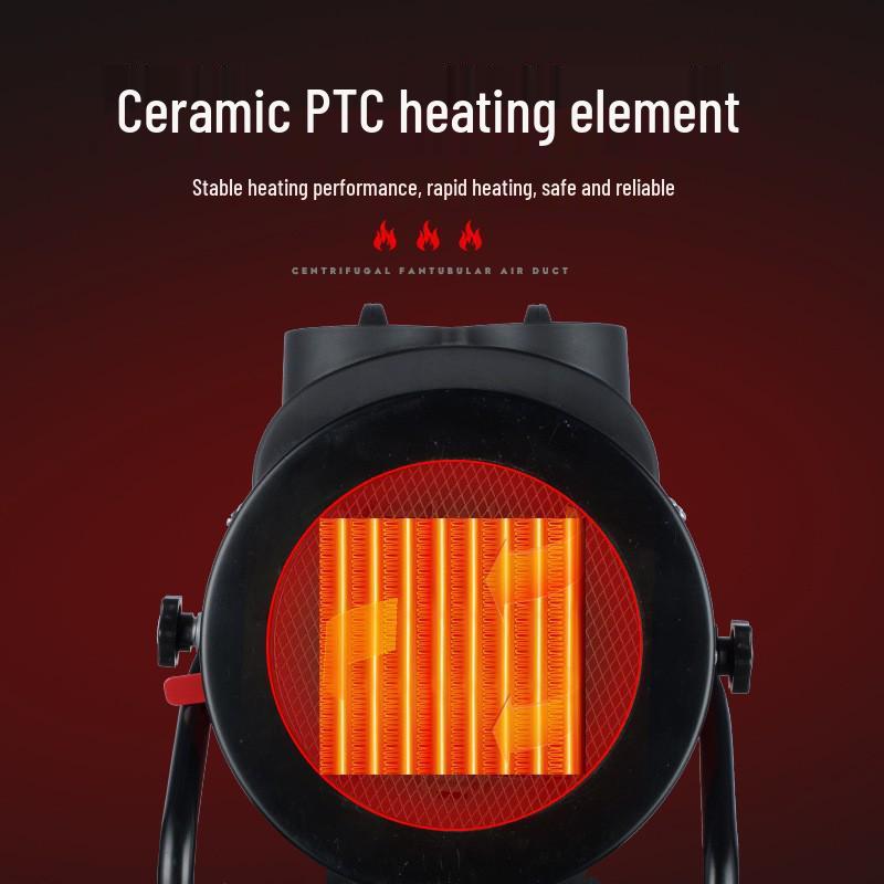 Yangzi Compact Dual-Use High Power Fan Heater: Quick-Heat Cold/Warm Desktop Electric Heater