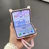 Applicable To Huawei PuraX Pink Rabbit Ear Holder Mobile Phone Case Hard Case Wide Folding Cartoon Cute New Form Collector's Edition 