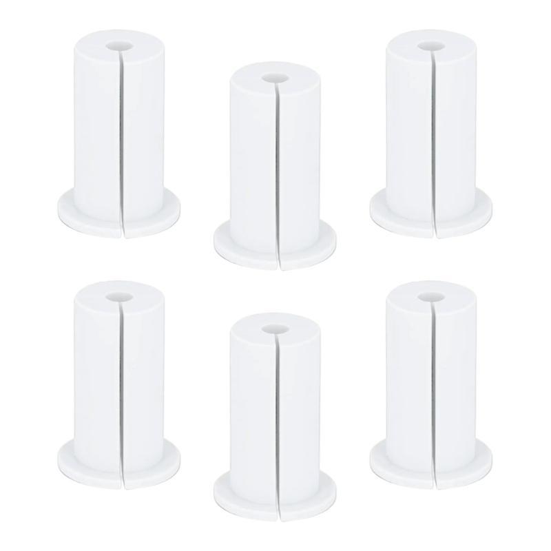 MXLA 6Pcs Rubber Cable Routing Protective Sleeve Wall Grommets for Cables