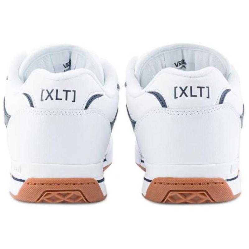 Vans Rowley Cushioning, Wear Resistant Low top Skateboard Shoes Unisex White Blue Sneakers VN000CTMYY2