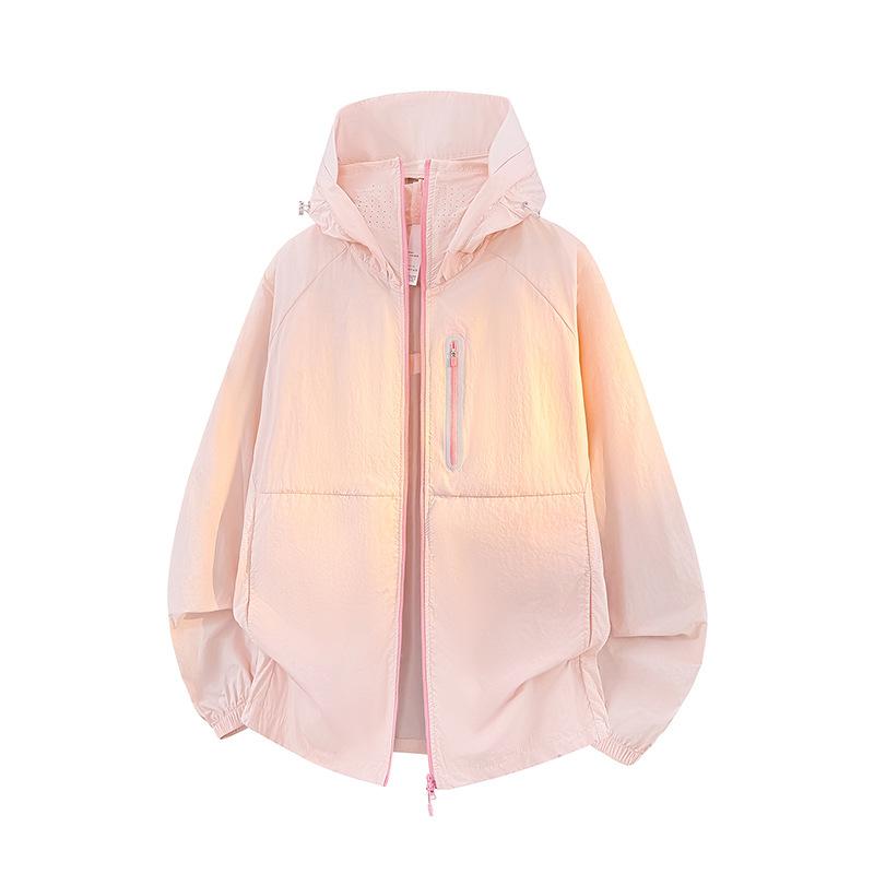 Women's 1011 Outdoor Sun Protection Clothing, New Summer Petite Breathable Sun Protection Clothing, UV Protection, Lightweight Sun Protection Jacket