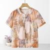 2026 Summer Stylish Short Sleeve T-shirt Set for Middle-aged and Elderly Women