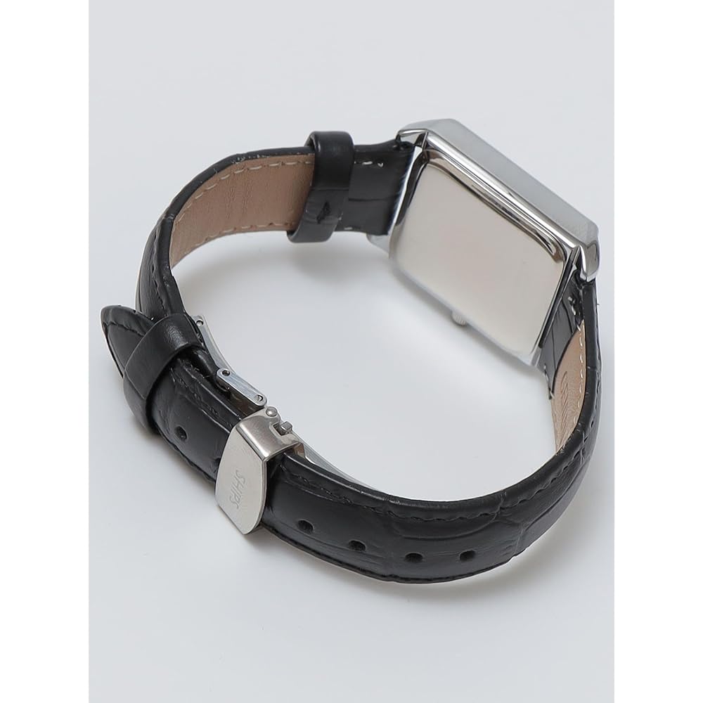 SHIPS Square D-Buckle Watch Men's Silver One Size