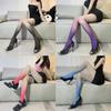 Internet Celebrities Gradual Change Stockings Women Spring and Summer Sexy Black Silk Thin Pure Desire Candy Color Spice Girls Bottoming Pantyhose