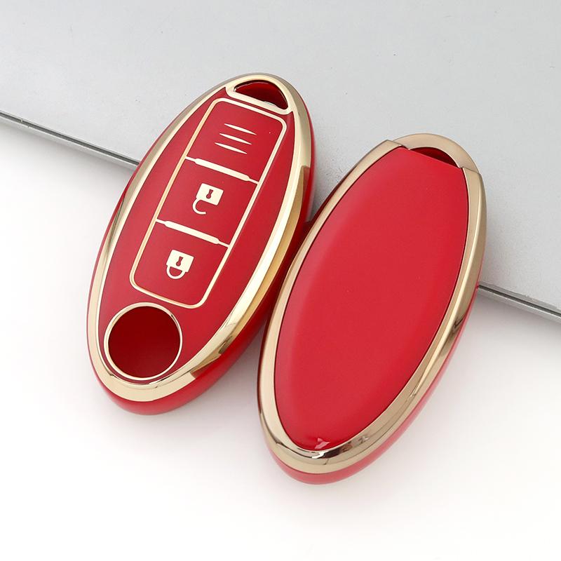3 Buttons Keyless Shell Bag For Nissan Juke Leaf Micra K12 Note Patrol Qashqai J11 J10 Tiida Versa X-trail Xtrail T32 Soft Key Cover Case
